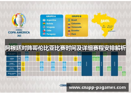 阿根廷对阵哥伦比亚比赛时间及详细赛程安排解析 阿根廷对阵哥伦比亚比赛时间及详细赛程安排解析