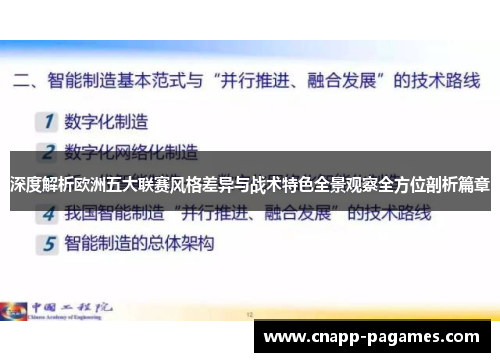 深度解析欧洲五大联赛风格差异与战术特色全景观察全方位剖析篇章 深度解析欧洲五大联赛风格差异与战术特色全景观察全方位剖析篇章